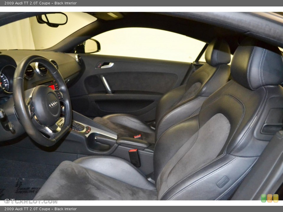 Black Interior Front Seat for the 2009 Audi TT 2.0T Coupe #82921457