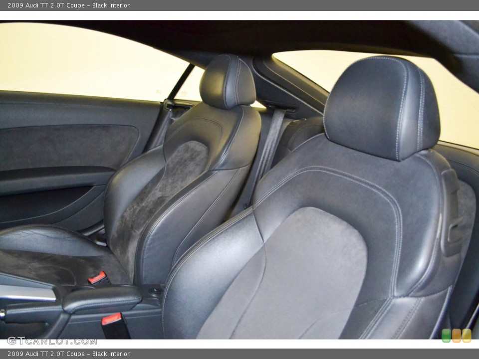Black Interior Front Seat for the 2009 Audi TT 2.0T Coupe #82921460