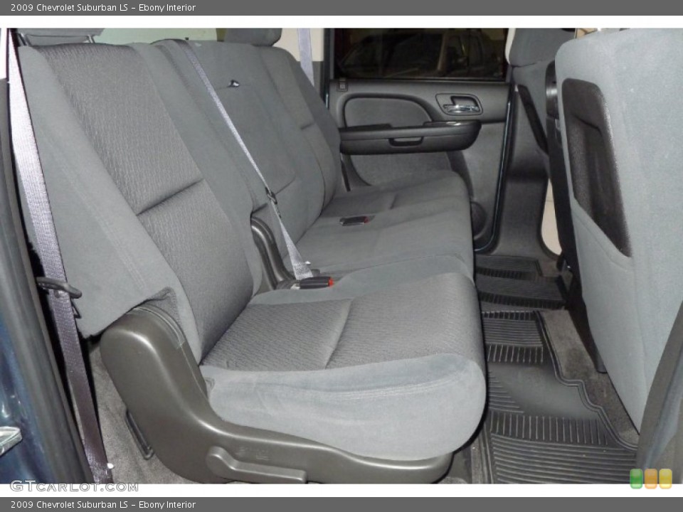 Ebony Interior Rear Seat for the 2009 Chevrolet Suburban LS #82922422