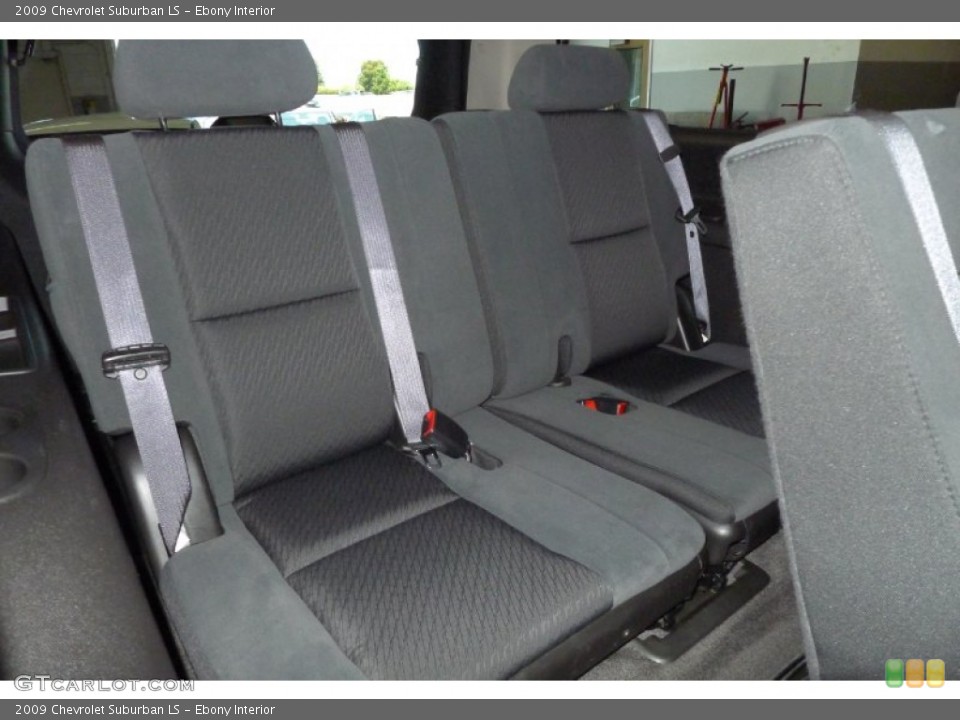 Ebony Interior Rear Seat for the 2009 Chevrolet Suburban LS #82922484
