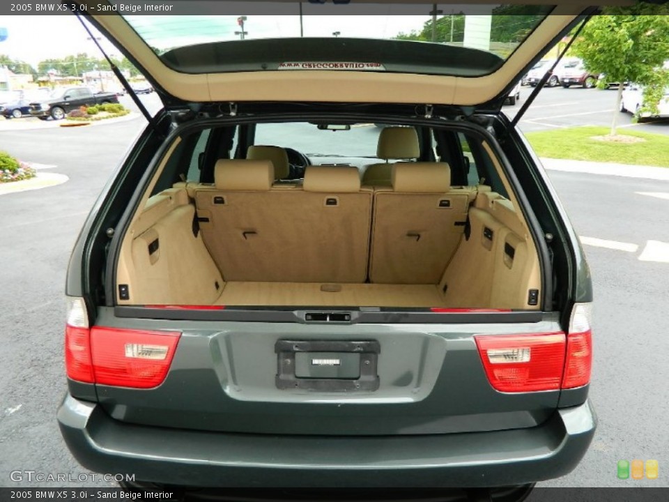 Sand Beige Interior Trunk for the 2005 BMW X5 3.0i #82923563