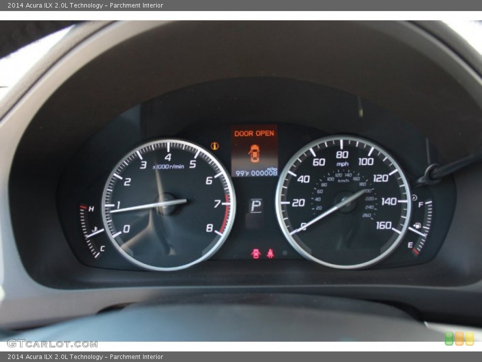 Parchment Interior Gauges for the 2014 Acura ILX 2.0L Technology #82923955
