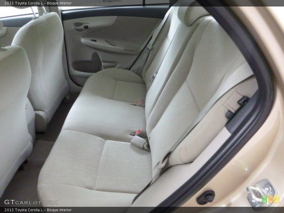 Bisque Interior Rear Seat for the 2013 Toyota Corolla L #82924343
