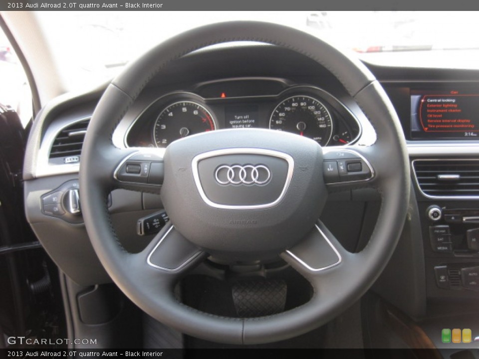 Black Interior Steering Wheel for the 2013 Audi Allroad 2.0T quattro Avant #82924436