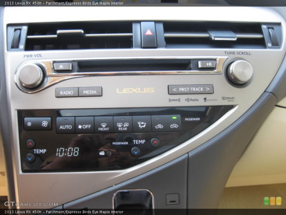 Parchment/Espresso Birds Eye Maple Interior Audio System for the 2013 Lexus RX 450h #82924628