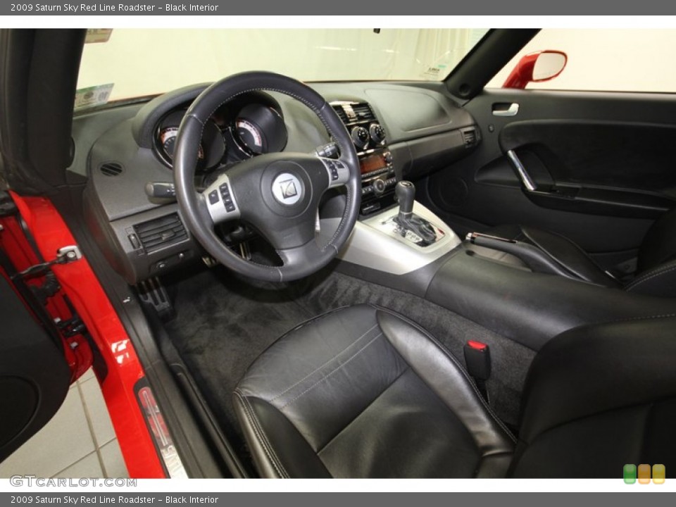 Black Interior Prime Interior for the 2009 Saturn Sky Red Line Roadster #82925605