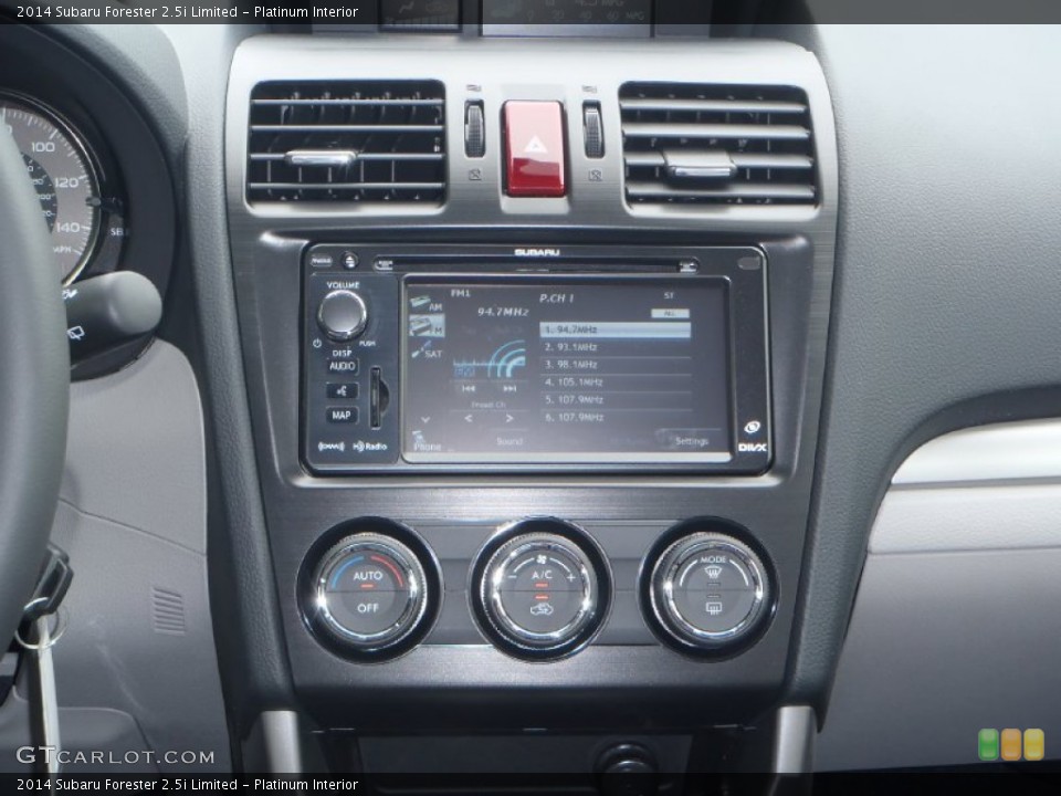Platinum Interior Controls for the 2014 Subaru Forester 2.5i Limited #82926408