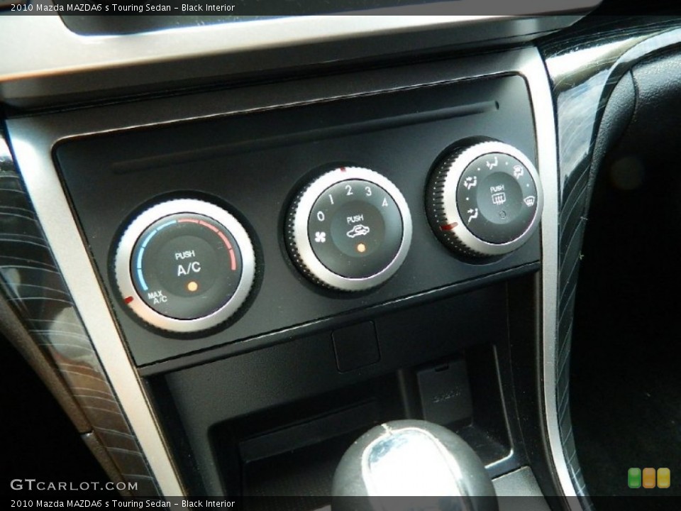 Black Interior Controls for the 2010 Mazda MAZDA6 s Touring Sedan #82926910