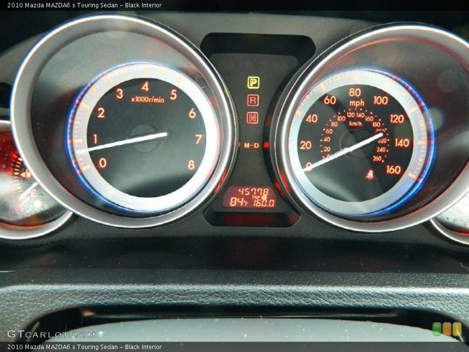 Black Interior Gauges for the 2010 Mazda MAZDA6 s Touring Sedan #82926987
