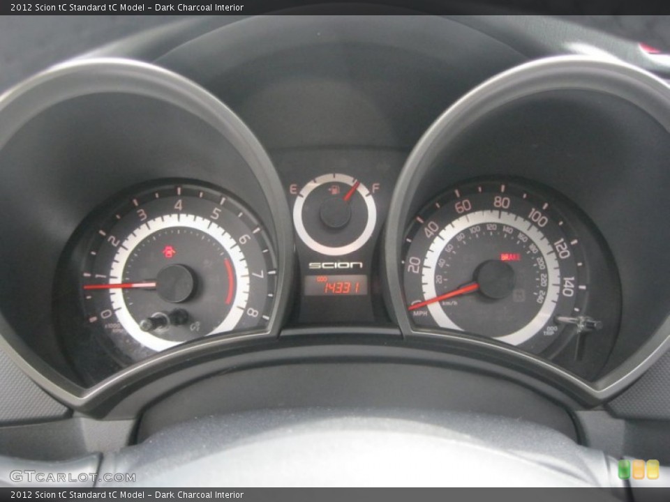 Dark Charcoal Interior Gauges for the 2012 Scion tC  #82927558