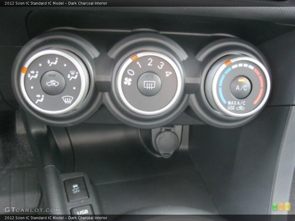 Dark Charcoal Interior Controls for the 2012 Scion tC  #82927623