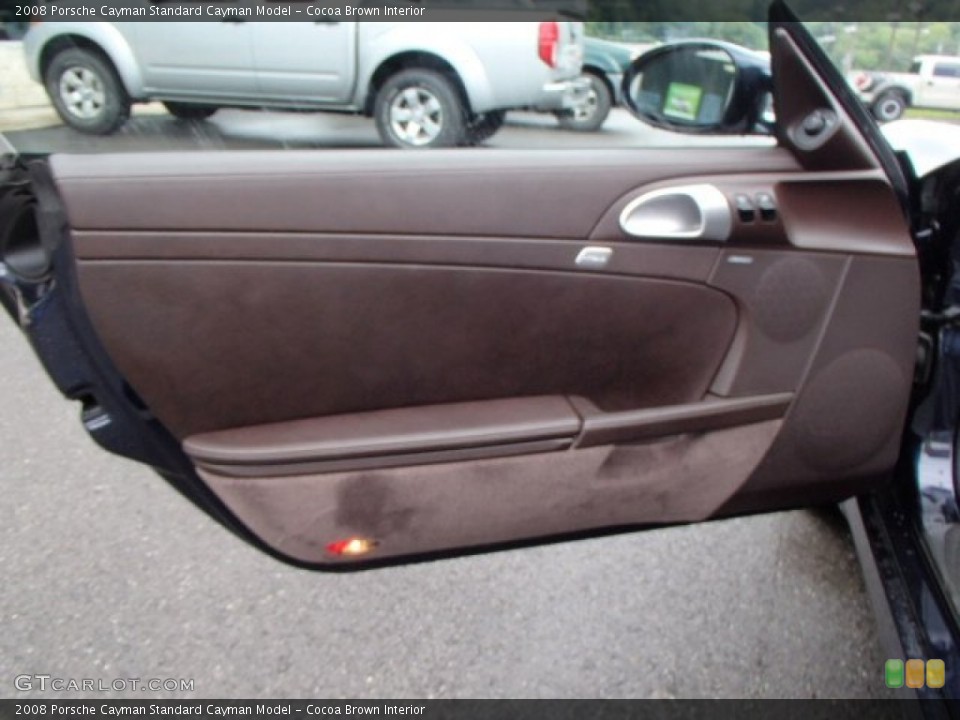 Cocoa Brown Interior Door Panel for the 2008 Porsche Cayman  #82927724