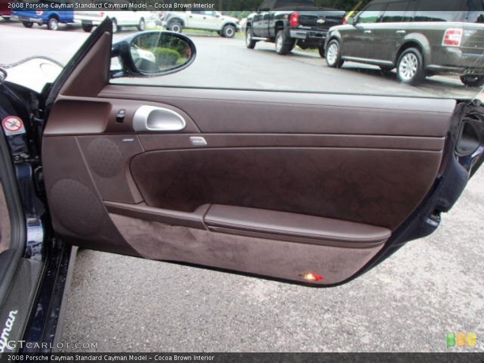 Cocoa Brown Interior Door Panel for the 2008 Porsche Cayman  #82927783