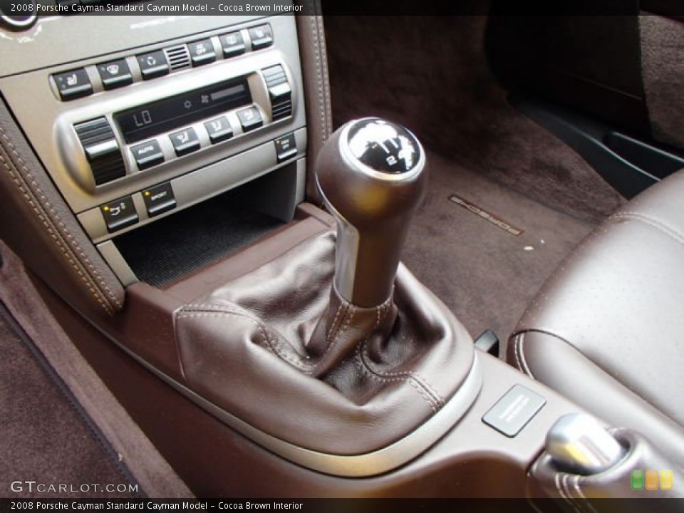 Cocoa Brown Interior Transmission for the 2008 Porsche Cayman  #82927870