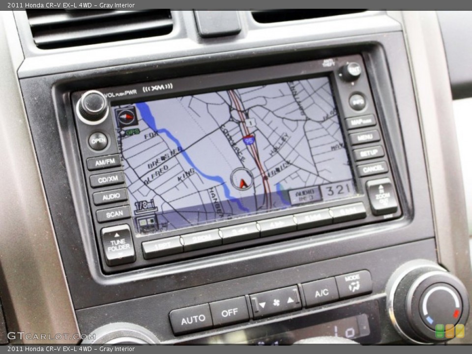 Gray Interior Navigation for the 2011 Honda CR-V EX-L 4WD #82927871
