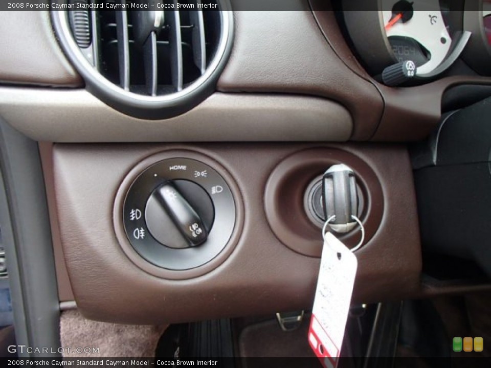 Cocoa Brown Interior Controls for the 2008 Porsche Cayman  #82927960