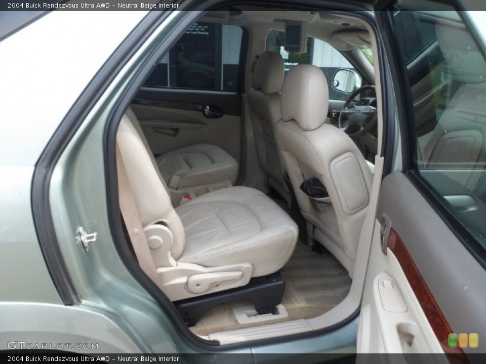 Neutral Beige Interior Rear Seat for the 2004 Buick Rendezvous Ultra AWD #82928443