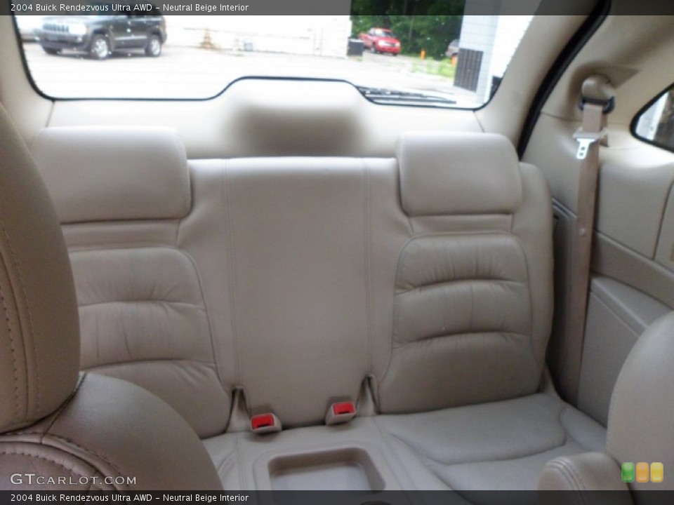 Neutral Beige Interior Rear Seat for the 2004 Buick Rendezvous Ultra AWD #82928486