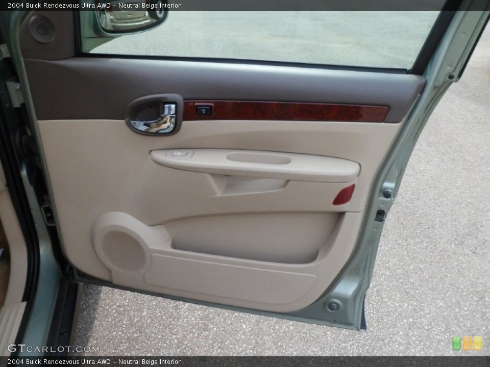 Neutral Beige Interior Door Panel for the 2004 Buick Rendezvous Ultra AWD #82928560