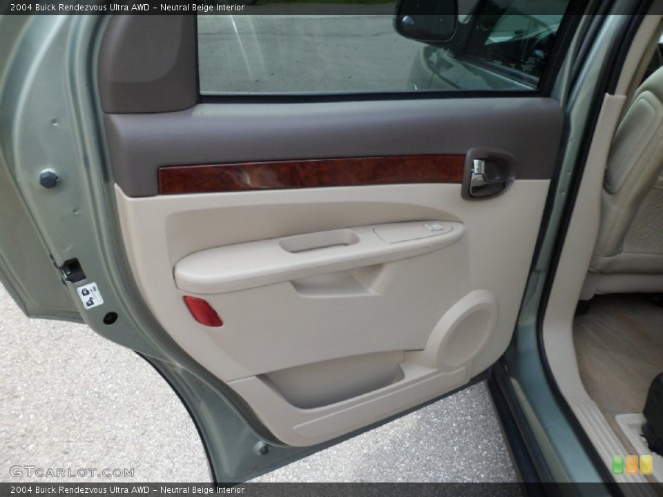 Neutral Beige Interior Door Panel for the 2004 Buick Rendezvous Ultra AWD #82928618