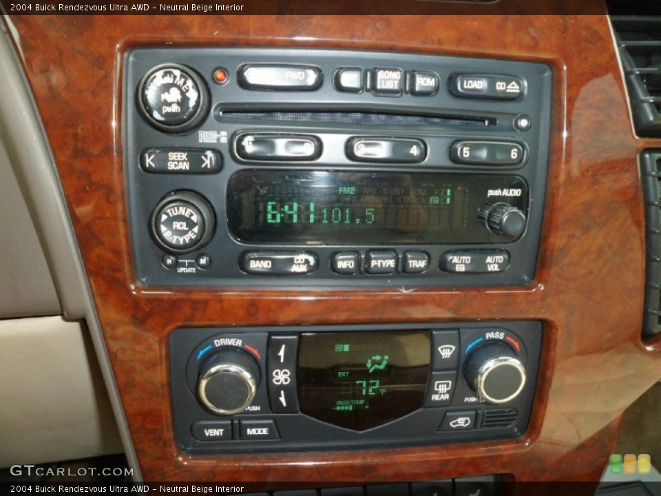Neutral Beige Interior Audio System for the 2004 Buick Rendezvous Ultra AWD #82928767