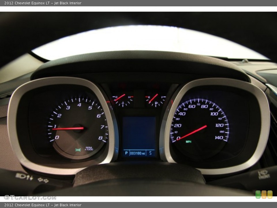Jet Black Interior Gauges for the 2012 Chevrolet Equinox LT #82928826