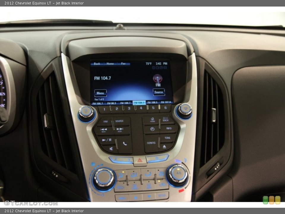 Jet Black Interior Controls for the 2012 Chevrolet Equinox LT #82928869