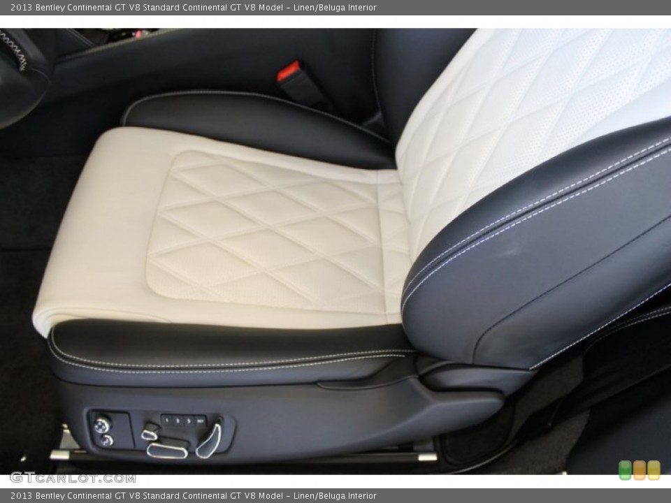 Linen/Beluga Interior Front Seat for the 2013 Bentley Continental GT V8  #82929899