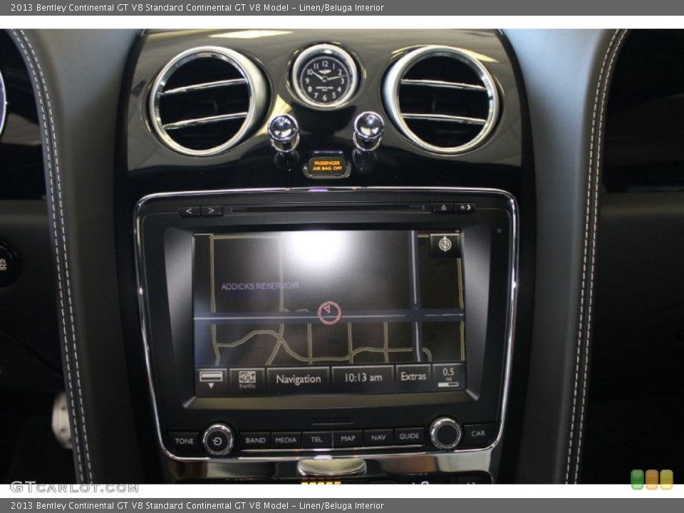 Linen/Beluga Interior Navigation for the 2013 Bentley Continental GT V8  #82930000