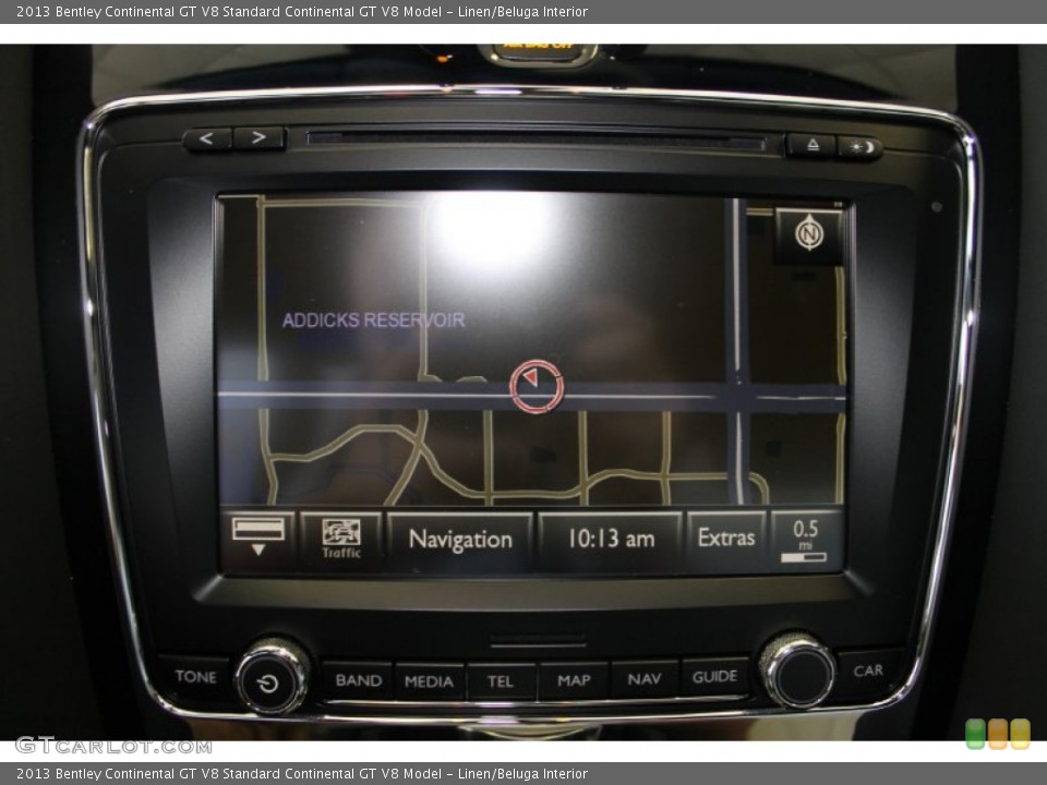 Linen/Beluga Interior Navigation for the 2013 Bentley Continental GT V8  #82930044
