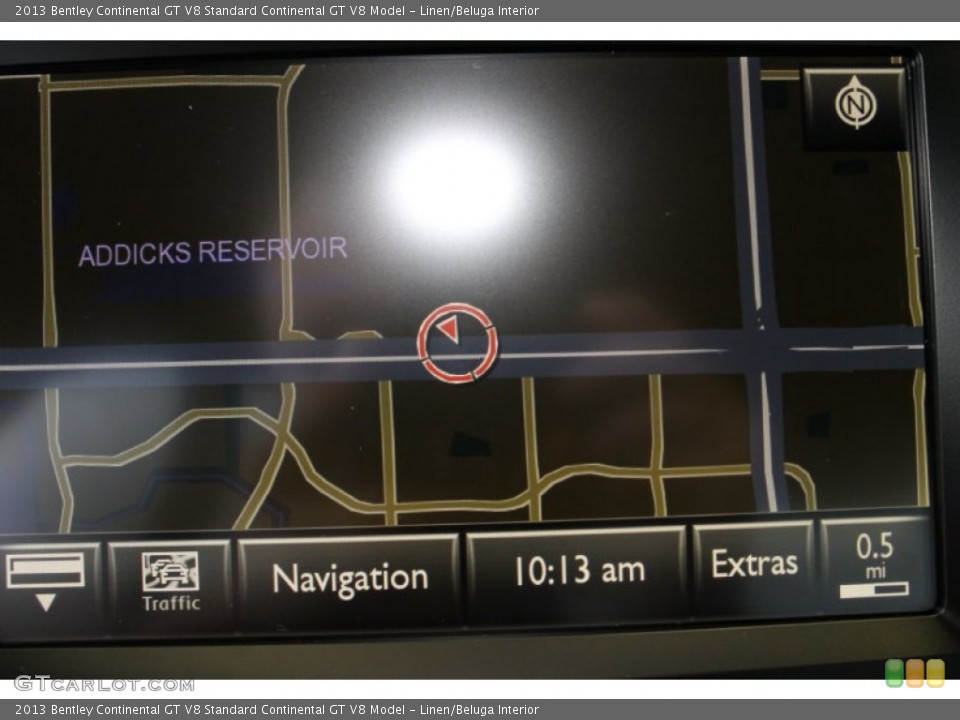 Linen/Beluga Interior Navigation for the 2013 Bentley Continental GT V8  #82930064