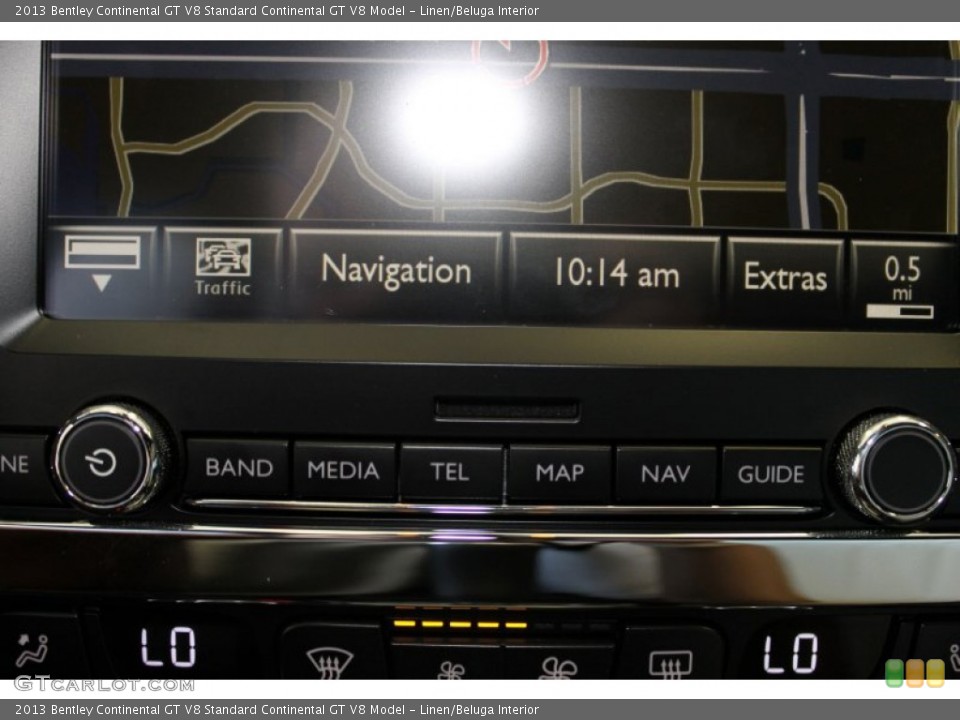 Linen/Beluga Interior Controls for the 2013 Bentley Continental GT V8  #82930108