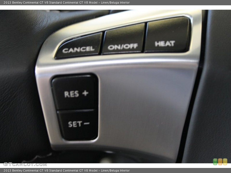 Linen/Beluga Interior Controls for the 2013 Bentley Continental GT V8  #82930199