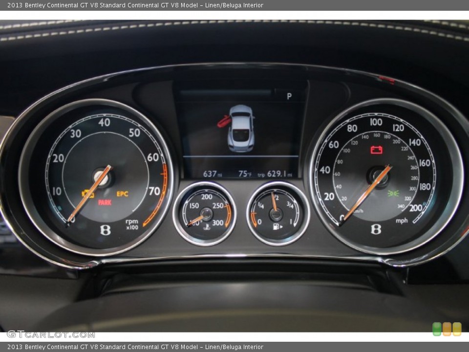 Linen/Beluga Interior Gauges for the 2013 Bentley Continental GT V8  #82930246