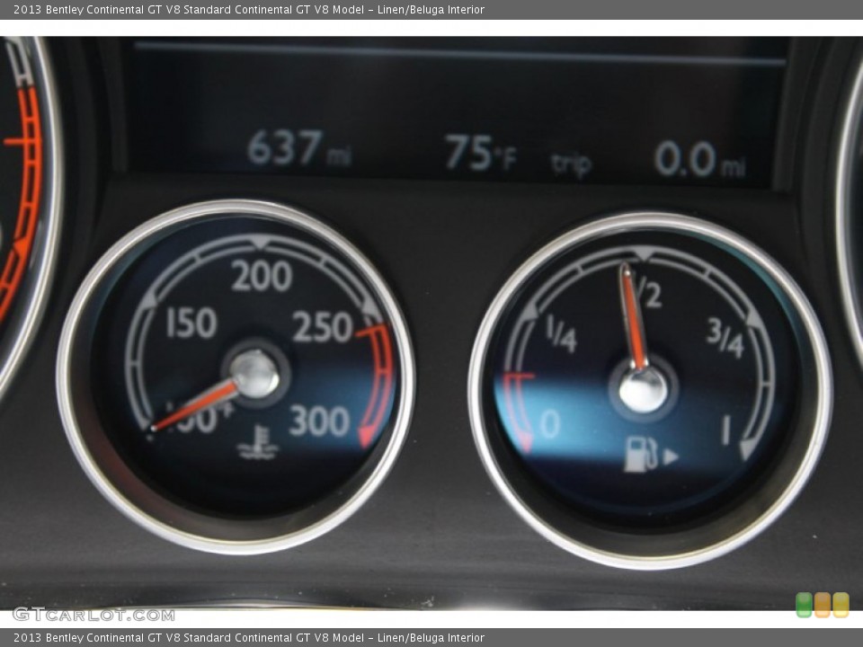 Linen/Beluga Interior Gauges for the 2013 Bentley Continental GT V8  #82930270