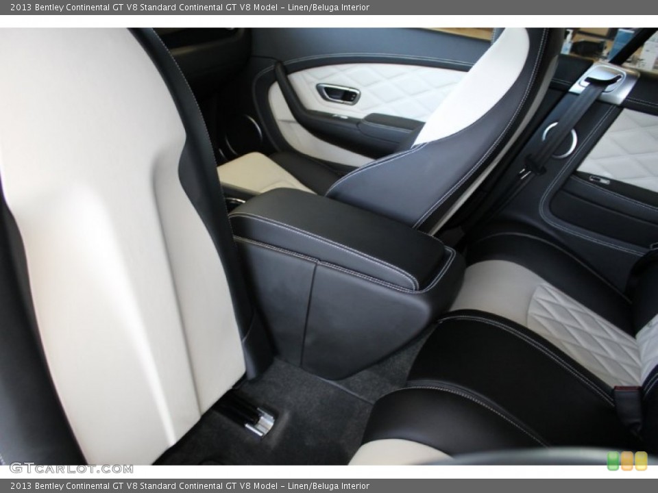 Linen/Beluga Interior Rear Seat for the 2013 Bentley Continental GT V8  #82930315