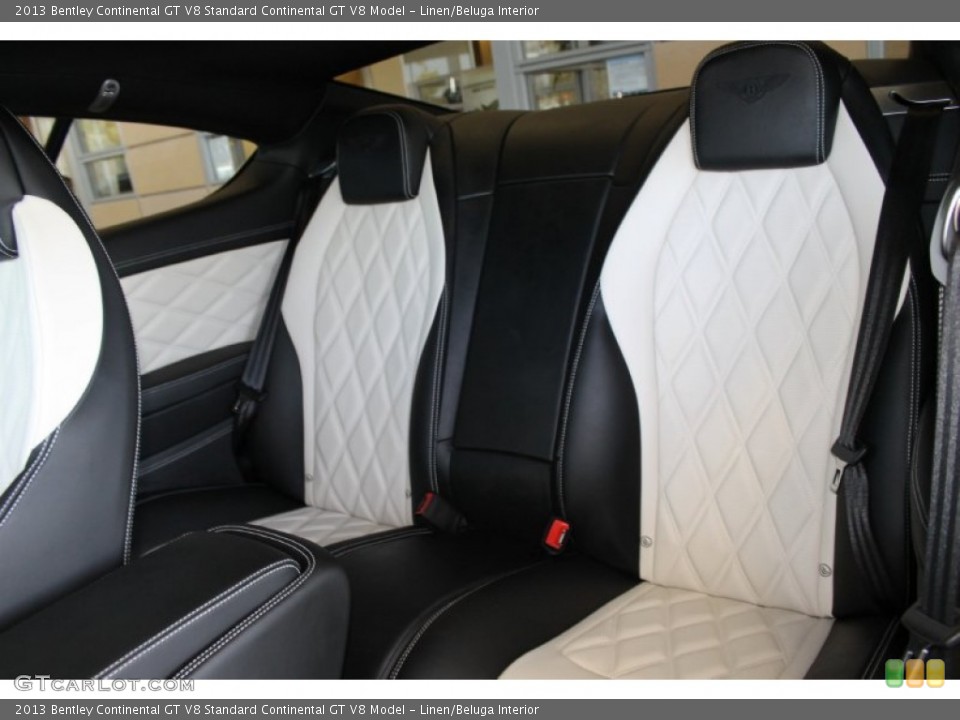 Linen/Beluga Interior Rear Seat for the 2013 Bentley Continental GT V8  #82930339