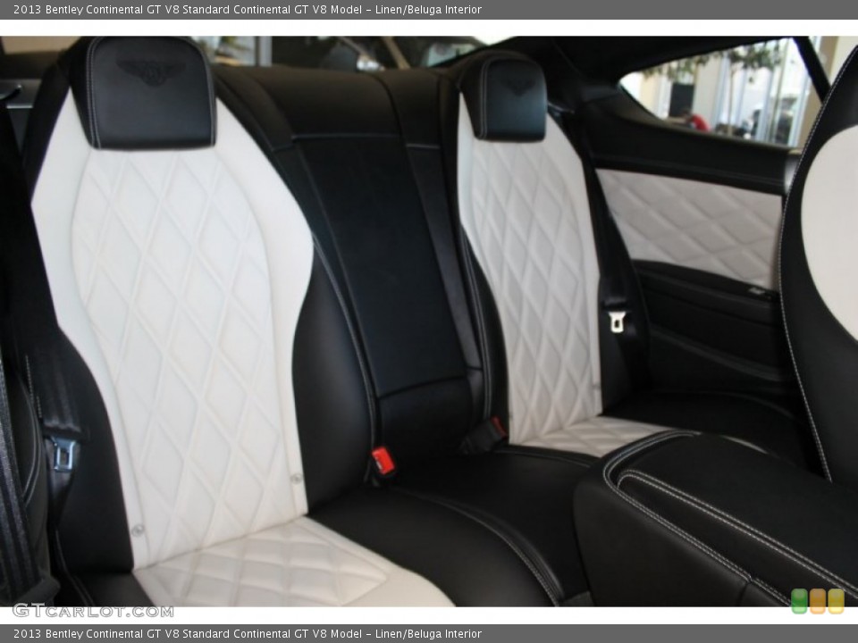 Linen/Beluga Interior Rear Seat for the 2013 Bentley Continental GT V8  #82930526
