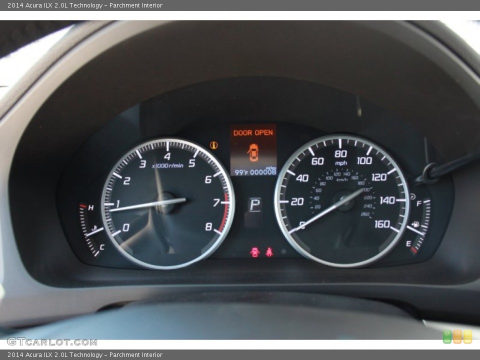 Parchment Interior Gauges for the 2014 Acura ILX 2.0L Technology #82930527