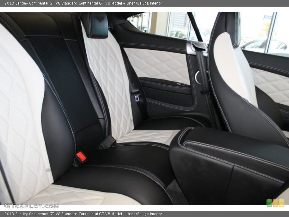Linen/Beluga Interior Rear Seat for the 2013 Bentley Continental GT V8  #82930550