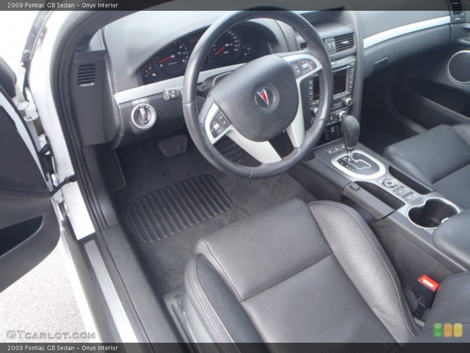 Onyx Interior Prime Interior for the 2009 Pontiac G8 Sedan #82930841