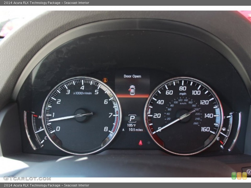Seacoast Interior Gauges for the 2014 Acura RLX Technology Package #82931283