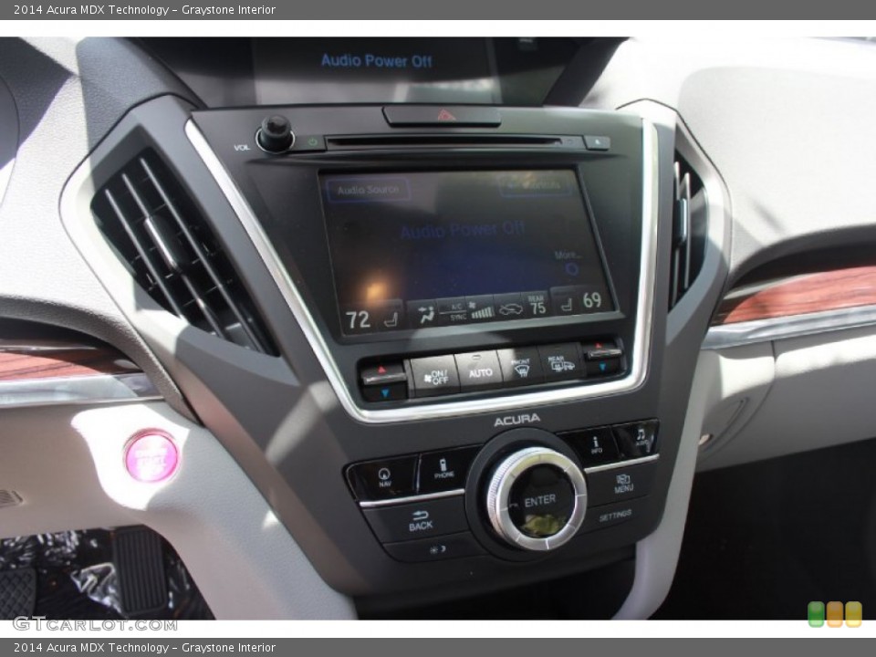 Graystone Interior Controls for the 2014 Acura MDX Technology #82932797