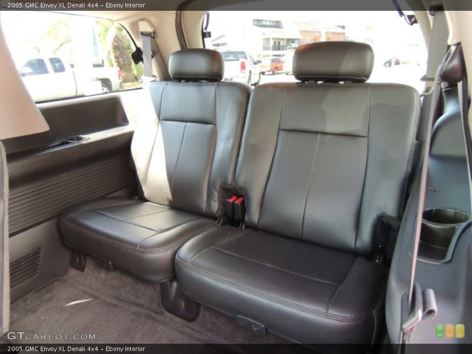 Ebony Interior Rear Seat for the 2005 GMC Envoy XL Denali 4x4 #82933873