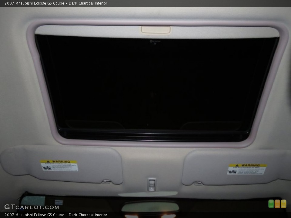 Dark Charcoal Interior Sunroof for the 2007 Mitsubishi Eclipse GS Coupe #82934359