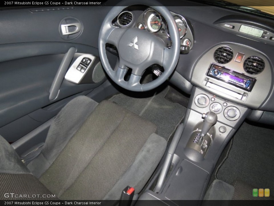 Dark Charcoal Interior Dashboard for the 2007 Mitsubishi Eclipse GS Coupe #82934386