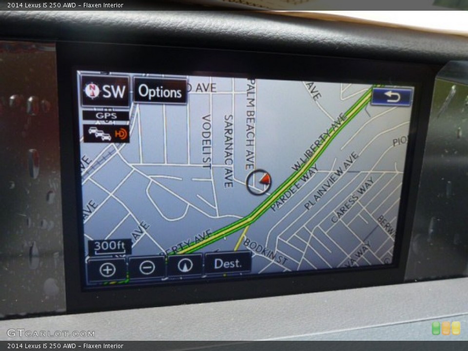 Flaxen Interior Navigation for the 2014 Lexus IS 250 AWD #82935236