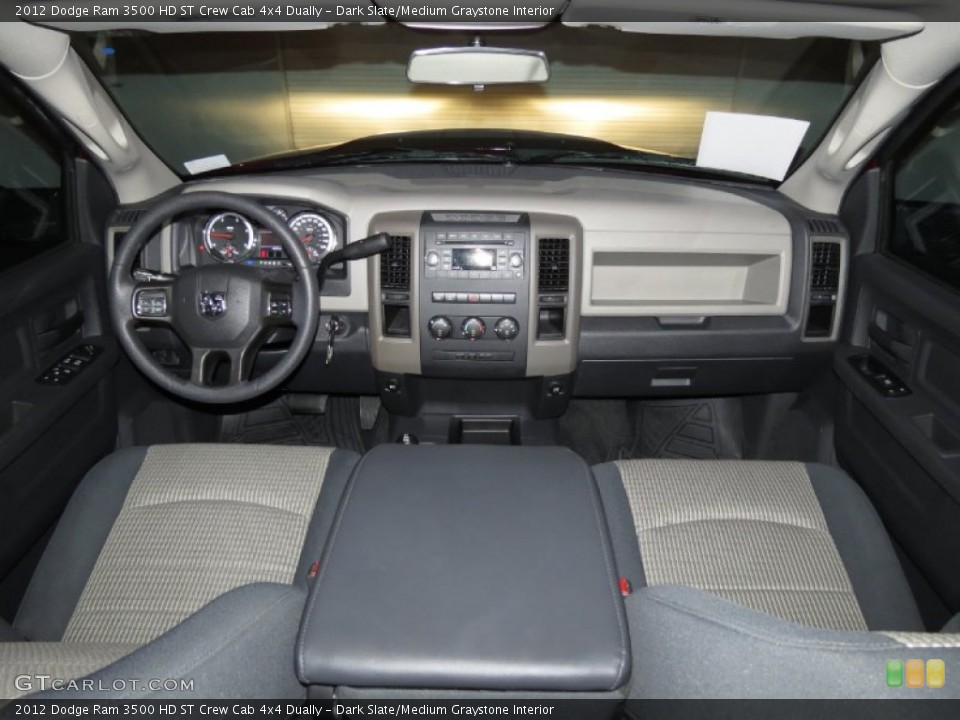 Dark Slate/Medium Graystone Interior Dashboard for the 2012 Dodge Ram 3500 HD ST Crew Cab 4x4 Dually #82935458