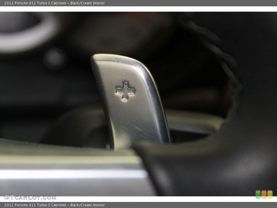 Black/Cream Interior Transmission for the 2011 Porsche 911 Turbo S Cabriolet #82936287