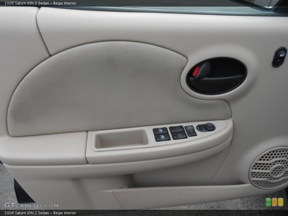 Beige Interior Door Panel for the 2006 Saturn ION 2 Sedan #82936798